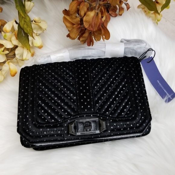 Rebecca Minkoff Love Small Velvet Crossbody - Picture 3 of 8